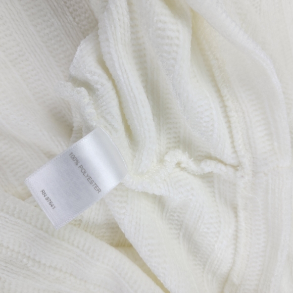 J.jill Cream White Cowl Neck Oversive Fit Sweater Sz L - Picture 9 of 11